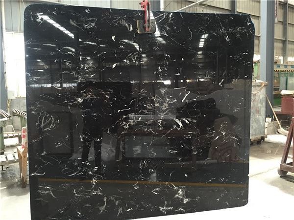 black marble effect floor tiles slab