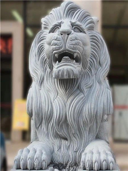 garden sculptures stone granite stone lion sculpture