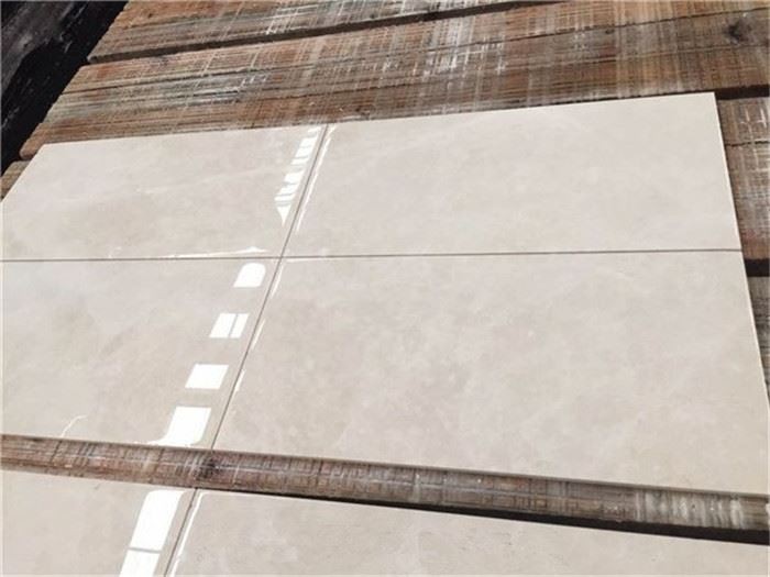 Beige marble floor tiles slab