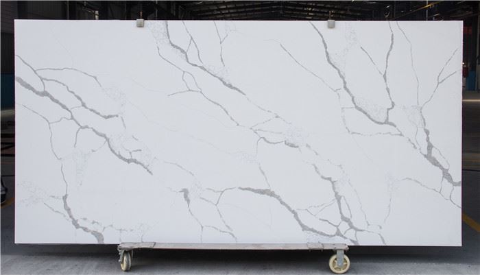 calacatta laza quartz kitchen bathroom top