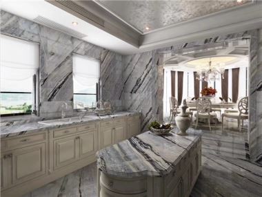 تاپ روشویی مرمر آبی