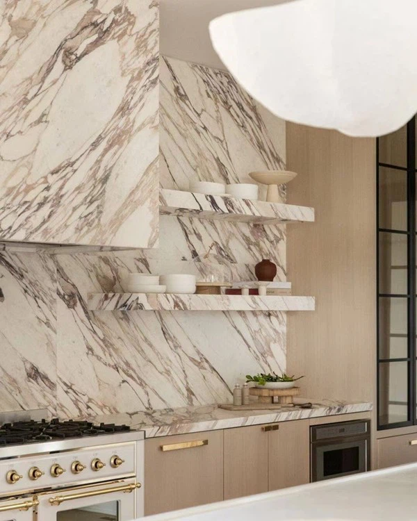 Calacatta Oro Marble Kitchen tiles