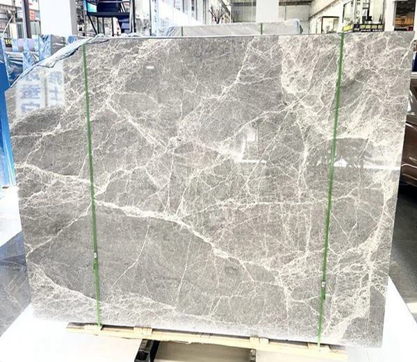 light grey emperador marble paving slabs