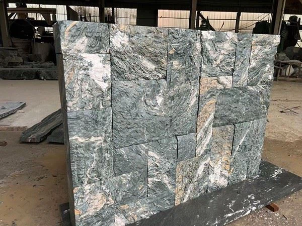 Natural Split Onyx Stone Wall