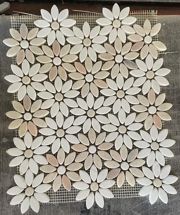 Pink Marble Mosaic Tiles
