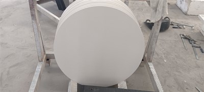 میز سنگ مرمر سفید گرد