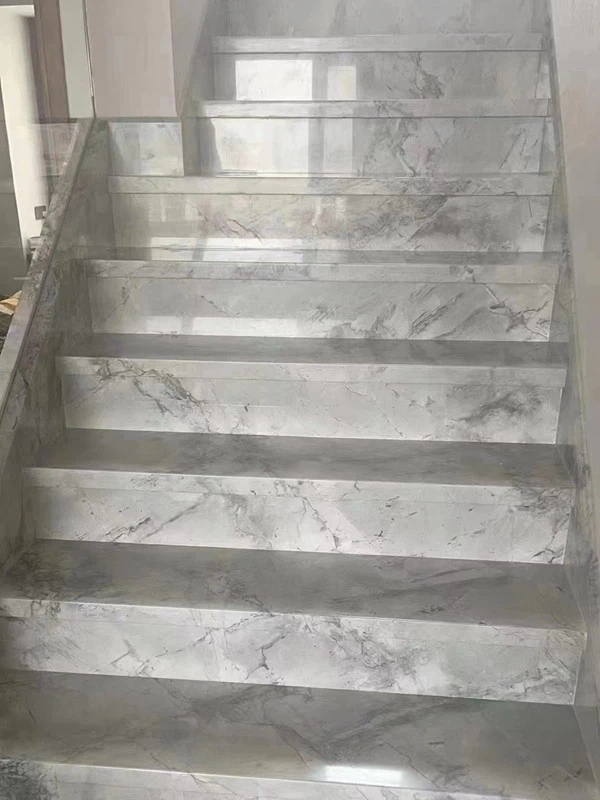 Super White Marble Step